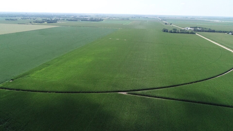 Drone photos of the farm