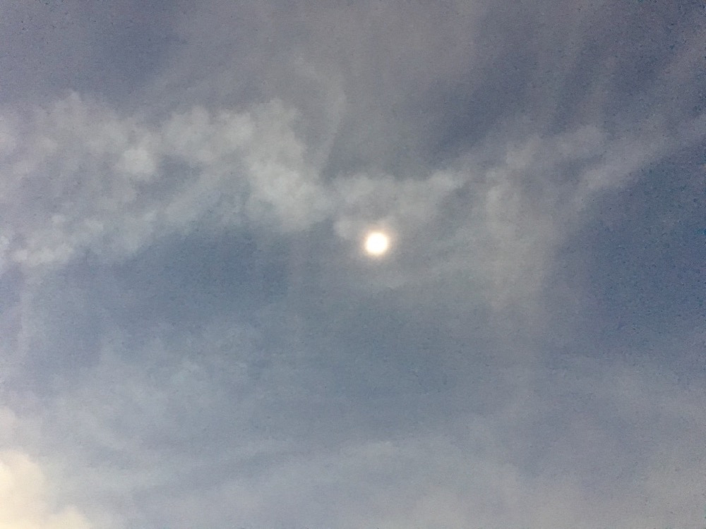 Dimmed Sun Sky