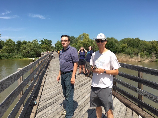 Men On Bridge