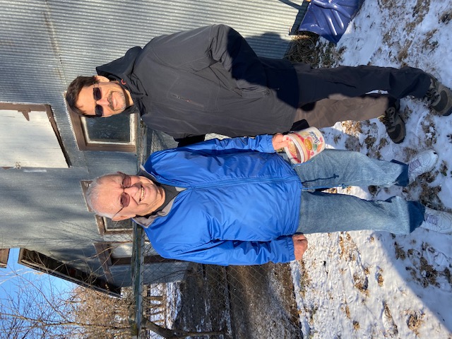 Two Men Snow